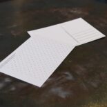 Auf der Postkarte "Neues Schaffen" kannst Du die abgebildeten Punkte miteinander verbinden und etwas Neues kreieren.