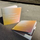 Das Heft 10 Fragen, 60 Sekunden, 1 Augenblick gibt es nur im 2er-Set.