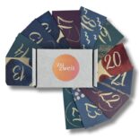 24x zuzweit ist ein Adventskalender für Paare mit kleinen Fragen und Herausforderungen für gemeinsame Pausen im Advent.
