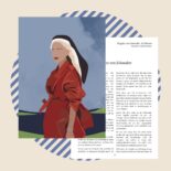 Impulskarte der Mystikerin Birgitta von Schweden und ihrem Gedenktag am 8. Oktober.