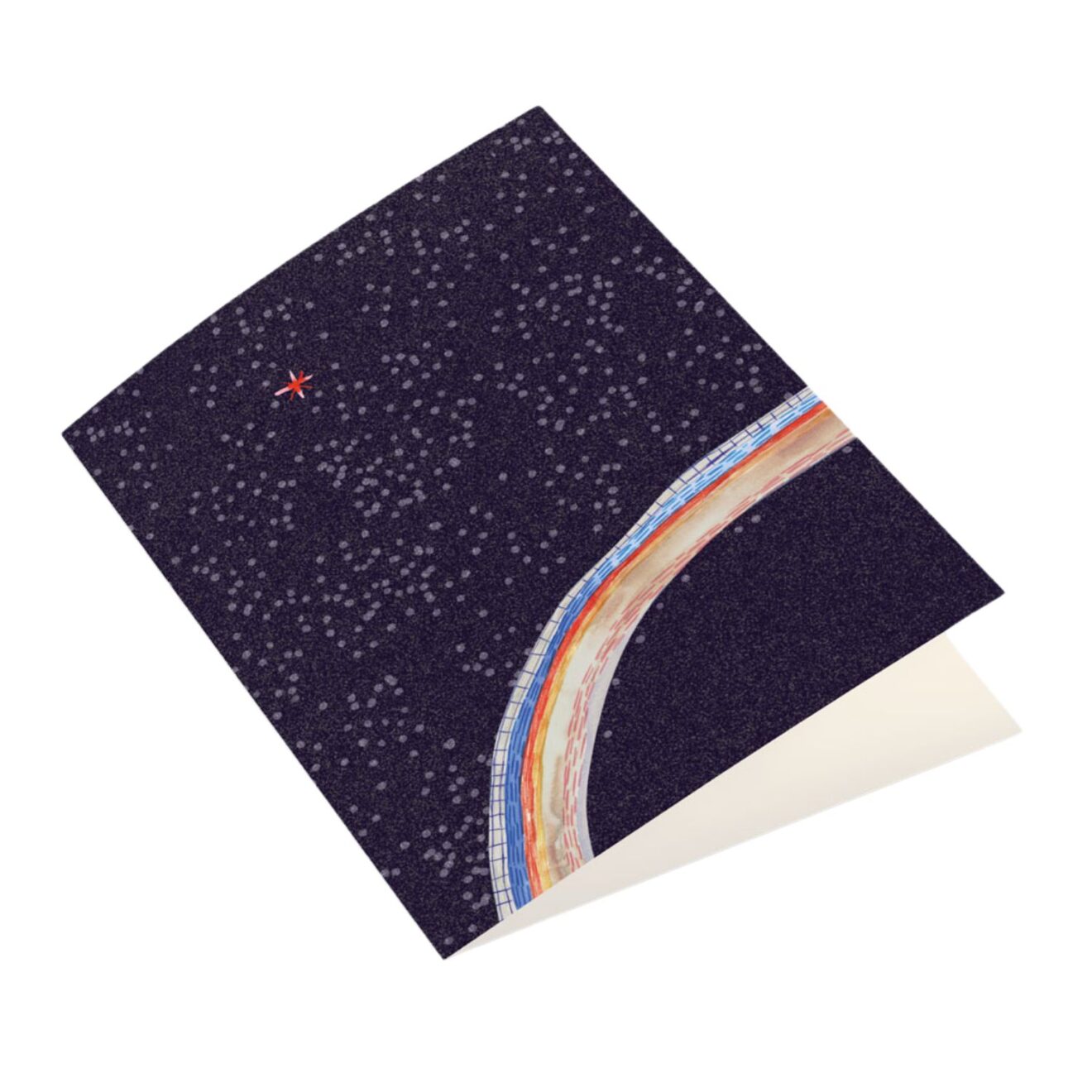 Geburtskarte „Willkommen Auf Der Welt“ – Regenbogen Design, DIN A6 Mit Umschlag
