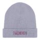 Im Zweifel immer die Liebe steht auf einem hellgrauen Beanie.