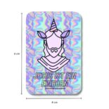 Sticker mit dem Spruch Jesus ist ein Einhorn! aus dem Projekt Nerv mich nicht mit Fakten.