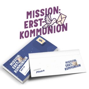 Mission: Erstkommunion - Einzel Set mit 12 Briefen