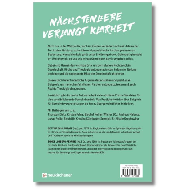 9783761571033 - Kirche gegen den Hass - Backcover 9783761571033 - Kirche gegen den Hass - Backcover
